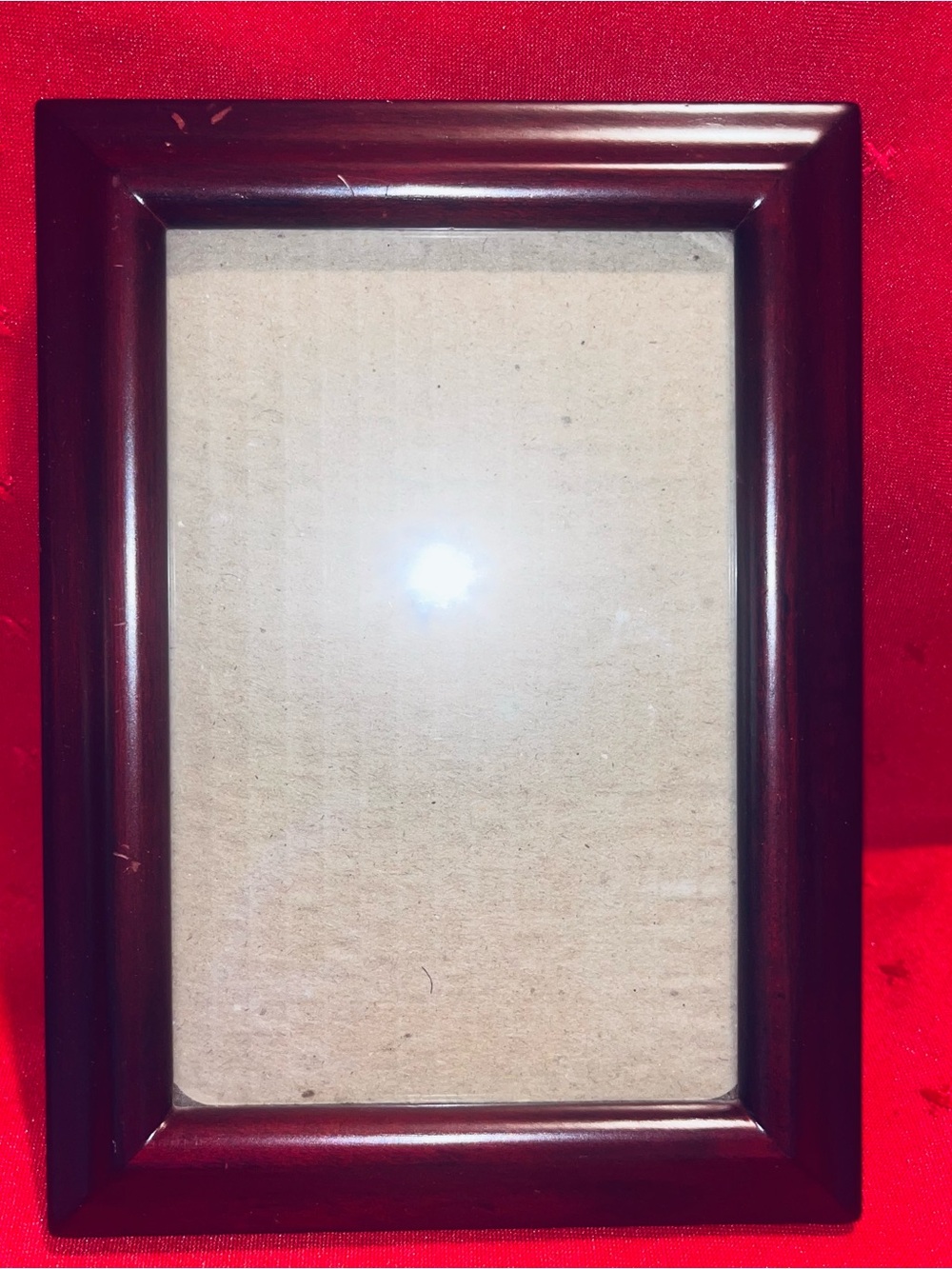 Classic Mahogany Wood Picture Frame - Deep Brown Finish